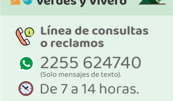 EL VIVERO MUNICIPAL HABILIT UNA LNEA PARA CONSULTAS Y RECLAMOS
